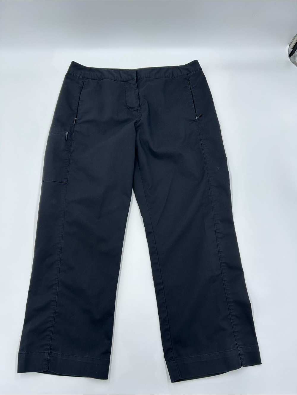 adidas Black Stretch Casual Capris 6